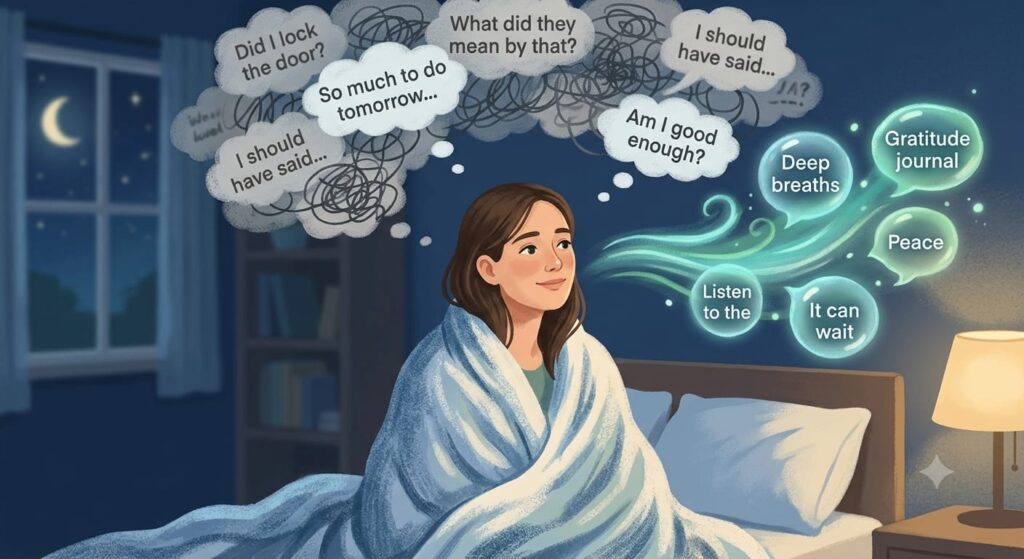 stop overthinking at night